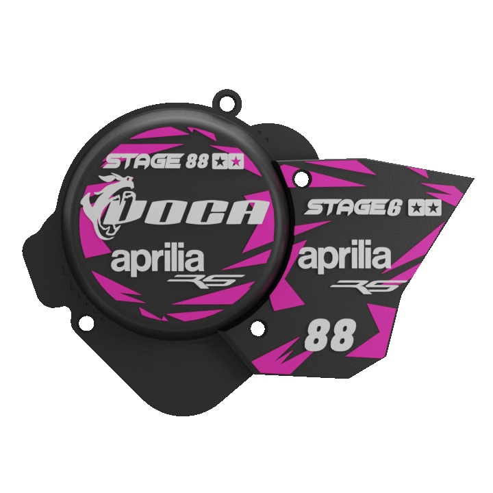 Ignition Cover + Derbi Sprocket Guard €3/4